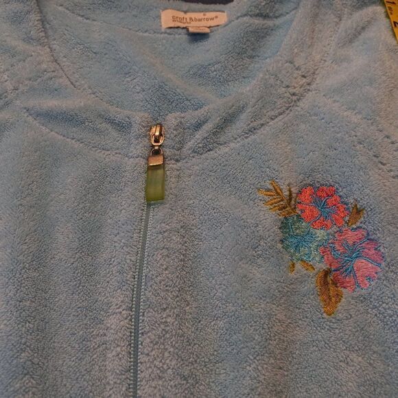 Bath Robe by Croft  & Barrow Mint Green color - Picture 7 of 7